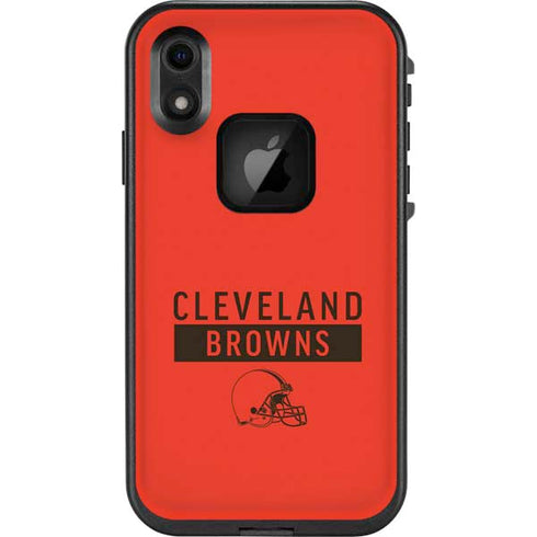 NFL Cleveland Browns Orange Performance Series LifeProof Fre iPhone Skin