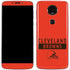 NFL Cleveland Browns Orange Performance Series Moto E5 Plus Skin