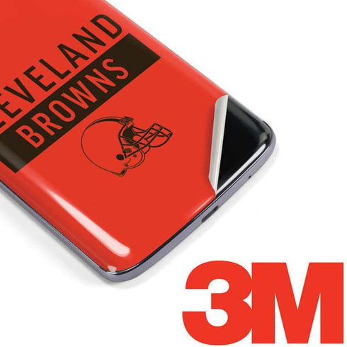 NFL Cleveland Browns Orange Performance Series Moto E5 Plus Skin