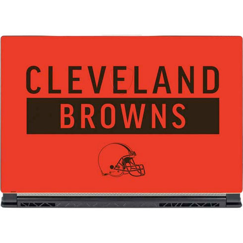 NFL Cleveland Browns Orange Performance Series MSI GS65 Stealth Laptop Skin