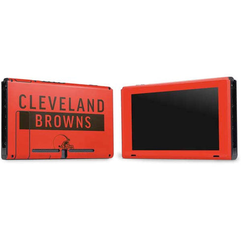 NFL Cleveland Browns Orange Performance Series Nintendo Switch Bundle Skin