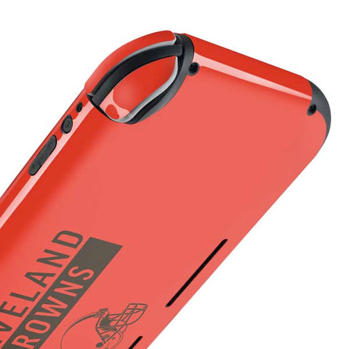 NFL Cleveland Browns Orange Performance Series Nintendo Switch Lite Skin