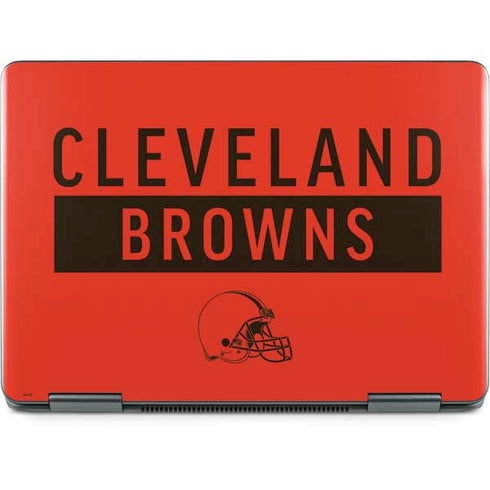 NFL Cleveland Browns Orange Performance Series Notebook 9 Pro 13in (2017) Skin