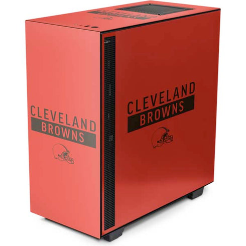 NFL Cleveland Browns Orange Performance Series NZXT H510 Compact ATX Mid-Tower Case Skin