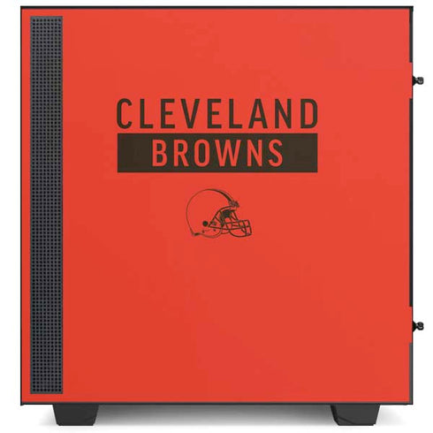 NFL Cleveland Browns Orange Performance Series NZXT H510 Compact ATX Mid-Tower Case Skin