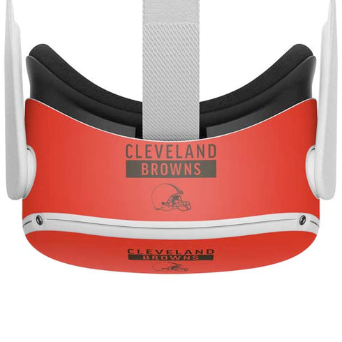 NFL Cleveland Browns Orange Performance Series Oculus Quest 2 Skin