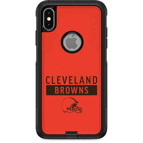 NFL Cleveland Browns Orange Performance Series Otterbox Commuter iPhone Skin