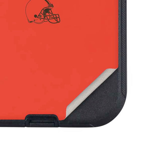 NFL Cleveland Browns Orange Performance Series Otterbox Defender iPhone Skin