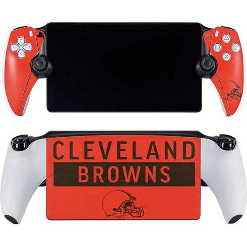 NFL Cleveland Browns Orange Performance Series PlayStation Portal Remote Player Skin