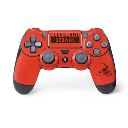 NFL Cleveland Browns Orange Performance Series PS4 Controller Skin