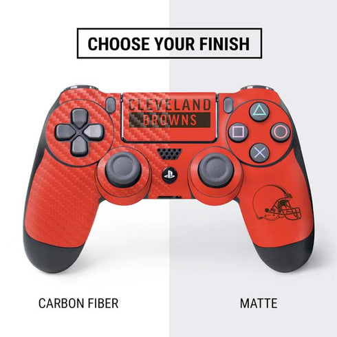 NFL Cleveland Browns Orange Performance Series PS4 Controller Skin