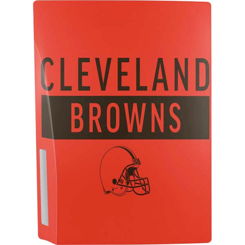 NFL Cleveland Browns Orange Performance Series PS5 Console Skin
