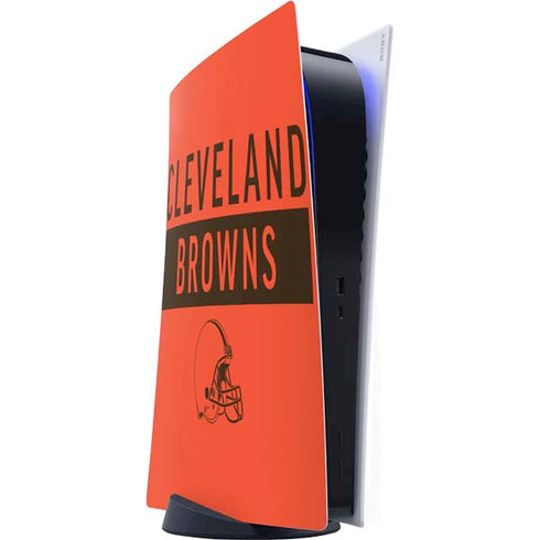 NFL Cleveland Browns Orange Performance Series PS5 Digital Edition Console Skin