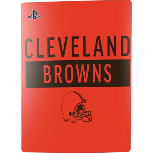 NFL Cleveland Browns Orange Performance Series PS5 Digital Edition Console Skin