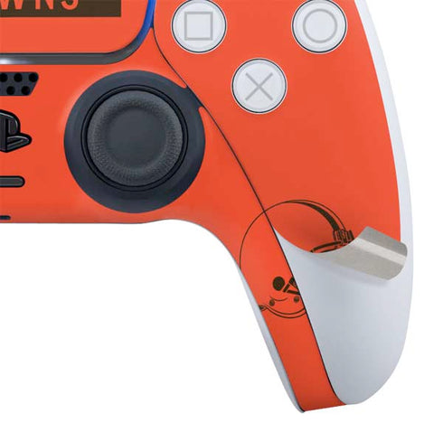 NFL Cleveland Browns Orange Performance Series PS5 Slim Digital Edition Bundle Skin