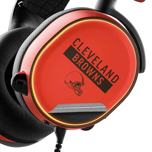 NFL Cleveland Browns Orange Performance Series SteelSeries Arctis 3 Skin