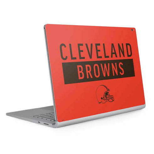 NFL Cleveland Browns Orange Performance Series Surface Book 2 15in Skin