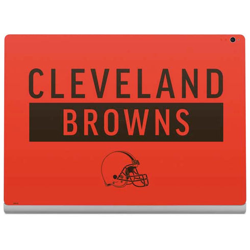 NFL Cleveland Browns Orange Performance Series Surface Book 2 15in Skin