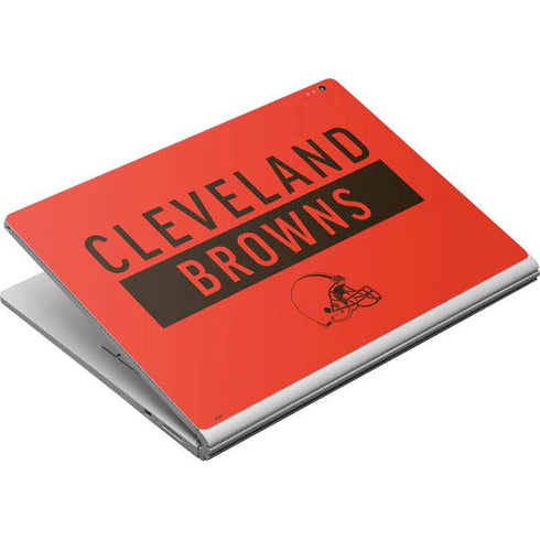 NFL Cleveland Browns Orange Performance Series Surface Book Skin