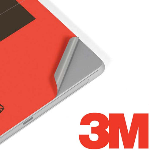 NFL Cleveland Browns Orange Performance Series Surface Go Skin