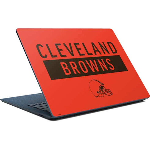 NFL Cleveland Browns Orange Performance Series Surface Laptop Skin