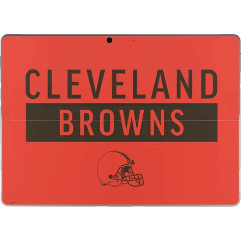 NFL Cleveland Browns Orange Performance Series Surface Pro 9 Skin