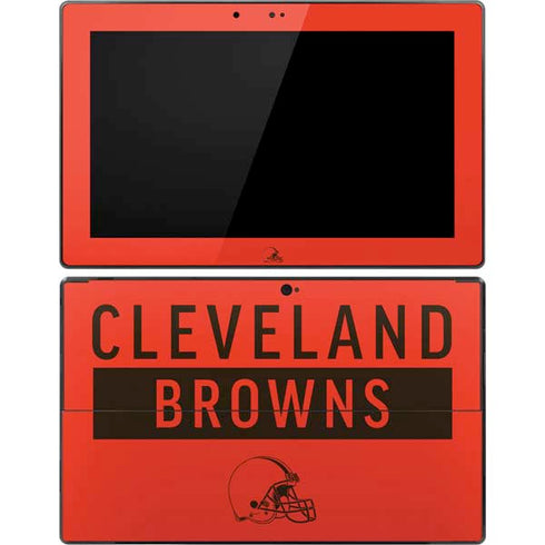 NFL Cleveland Browns Orange Performance Series Surface Pro Tablet Skin