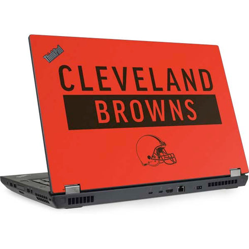 NFL Cleveland Browns Orange Performance Series Lenovo ThinkPad Skin
