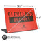 NFL Cleveland Browns Orange Performance Series Universal Laptop 18in (14.6 x 10.6in) Skin