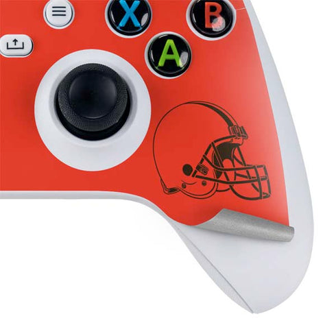 NFL Cleveland Browns Orange Performance Series Xbox Series S Controller Skin