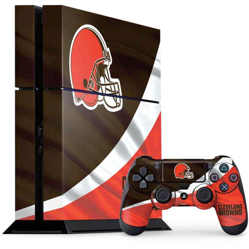 NFL Cleveland Browns PS4 Console and Controller Bundle Skin