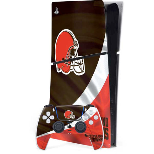 NFL Cleveland Browns PS5 Slim Digital Edition Console Skin