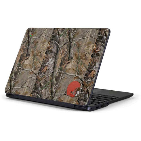 NFL Cleveland Browns Realtree AP Camo Samsung Chromebook Skin