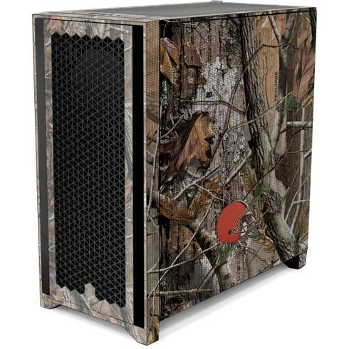 NFL Cleveland Browns Realtree AP Camo Corsair 4000D Tempered Glass Mid-Tower ATX Case Skin
