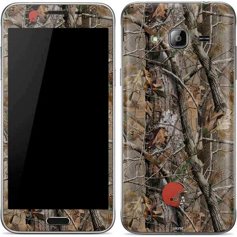 NFL Cleveland Browns Realtree AP Camo Galaxy J3 Skin