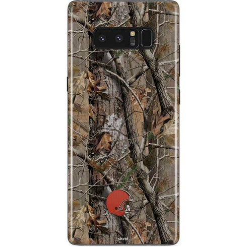 NFL Cleveland Browns Realtree AP Camo Galaxy Note 8 Skin