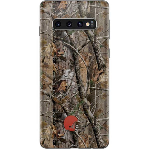 NFL Cleveland Browns Realtree AP Camo Galaxy S10 Skin