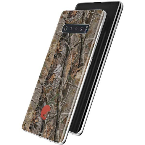 NFL Cleveland Browns Realtree AP Camo Galaxy S10 Skin