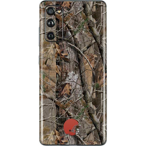 NFL Cleveland Browns Realtree AP Camo Galaxy S20 Fan Edition Skin