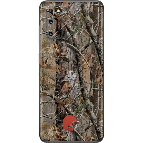 NFL Cleveland Browns Realtree AP Camo Galaxy S20 Skin
