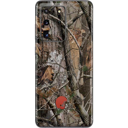 NFL Cleveland Browns Realtree AP Camo Galaxy S20 Ultra 5G Skin