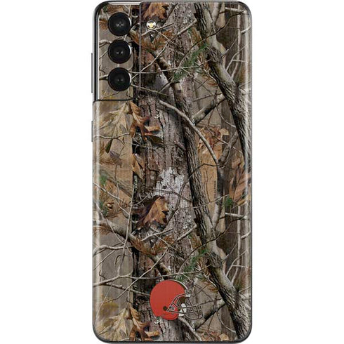 NFL Cleveland Browns Realtree AP Camo Galaxy S21 Plus 5G Skin