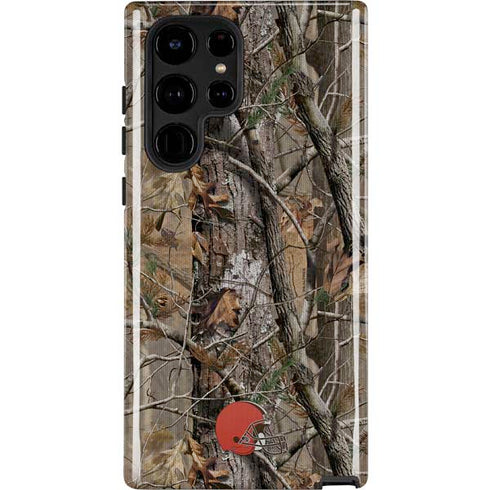 NFL Cleveland Browns Realtree AP Camo Galaxy S22 Ultra Pro Case