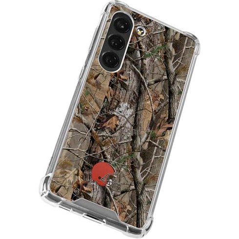 NFL Cleveland Browns Realtree AP Camo Galaxy S23 Clear Case