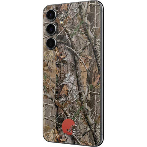 NFL Cleveland Browns Realtree AP Camo Galaxy S23 FE Skin
