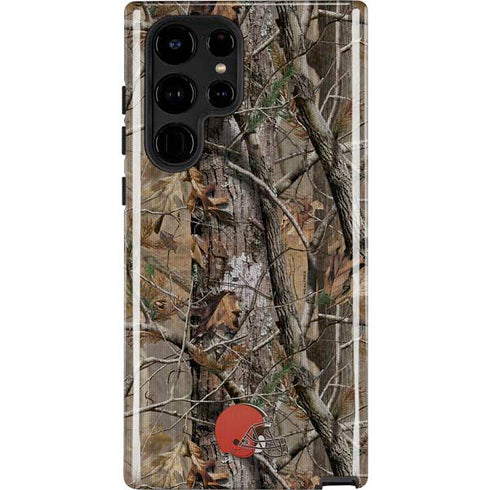 NFL Cleveland Browns Realtree AP Camo Galaxy S24 Ultra Impact Case