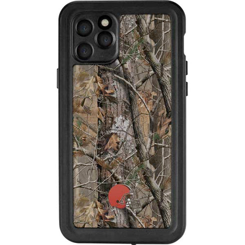 NFL Cleveland Browns Realtree AP Camo iPhone 11 Pro Waterproof Case