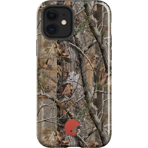 NFL Cleveland Browns Realtree AP Camo iPhone 12 Impact Case