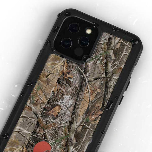 NFL Cleveland Browns Realtree AP Camo iPhone 12 Pro Waterproof Case