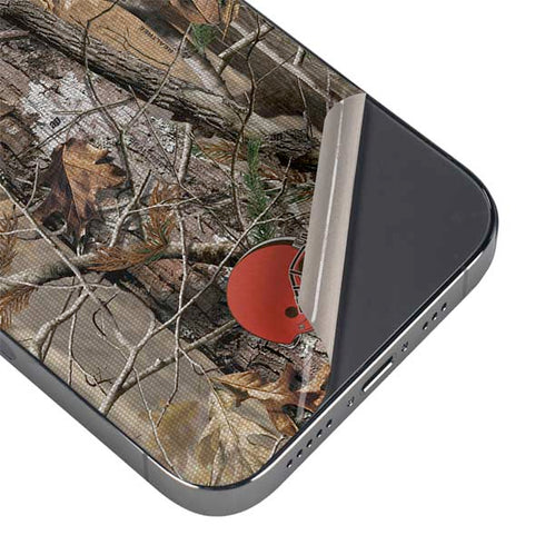 NFL Cleveland Browns Realtree AP Camo iPhone 14 Pro Max Skin